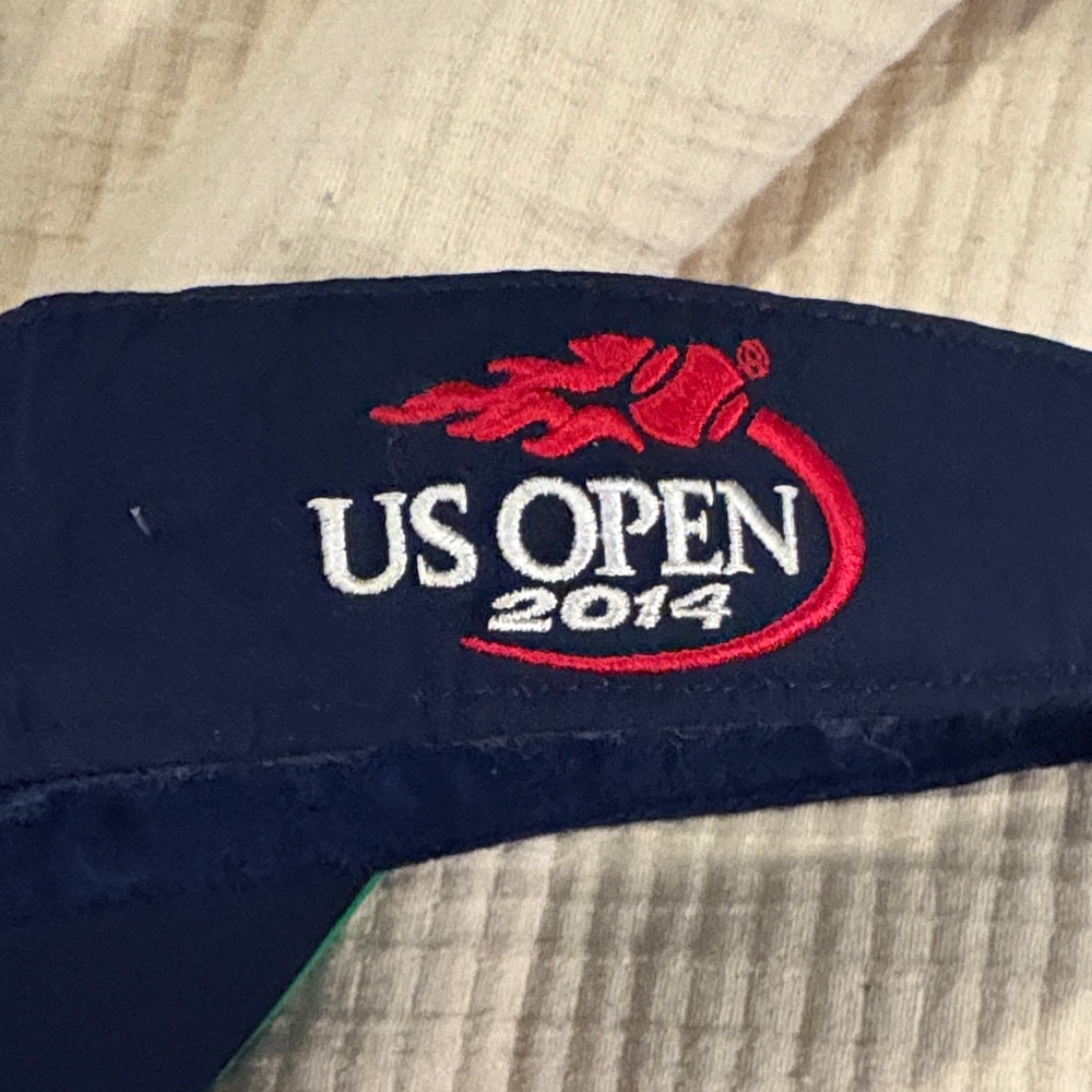 Polo by Ralph Lauren 2014 US Open Dark Blue Visor with Yellow Logo - Picture 3 of 5